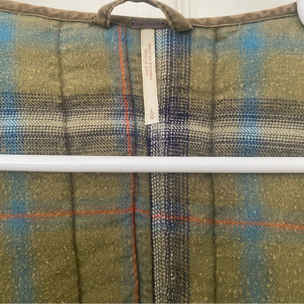 Free People Plaid Quilted Jacket - Picture 7 of 11